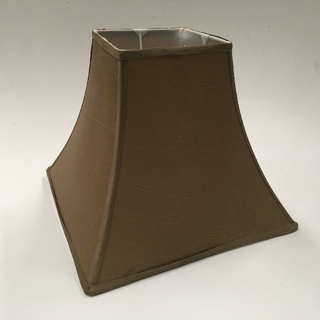 LAMPSHADE, Empire Style Square (Medium) - Brown